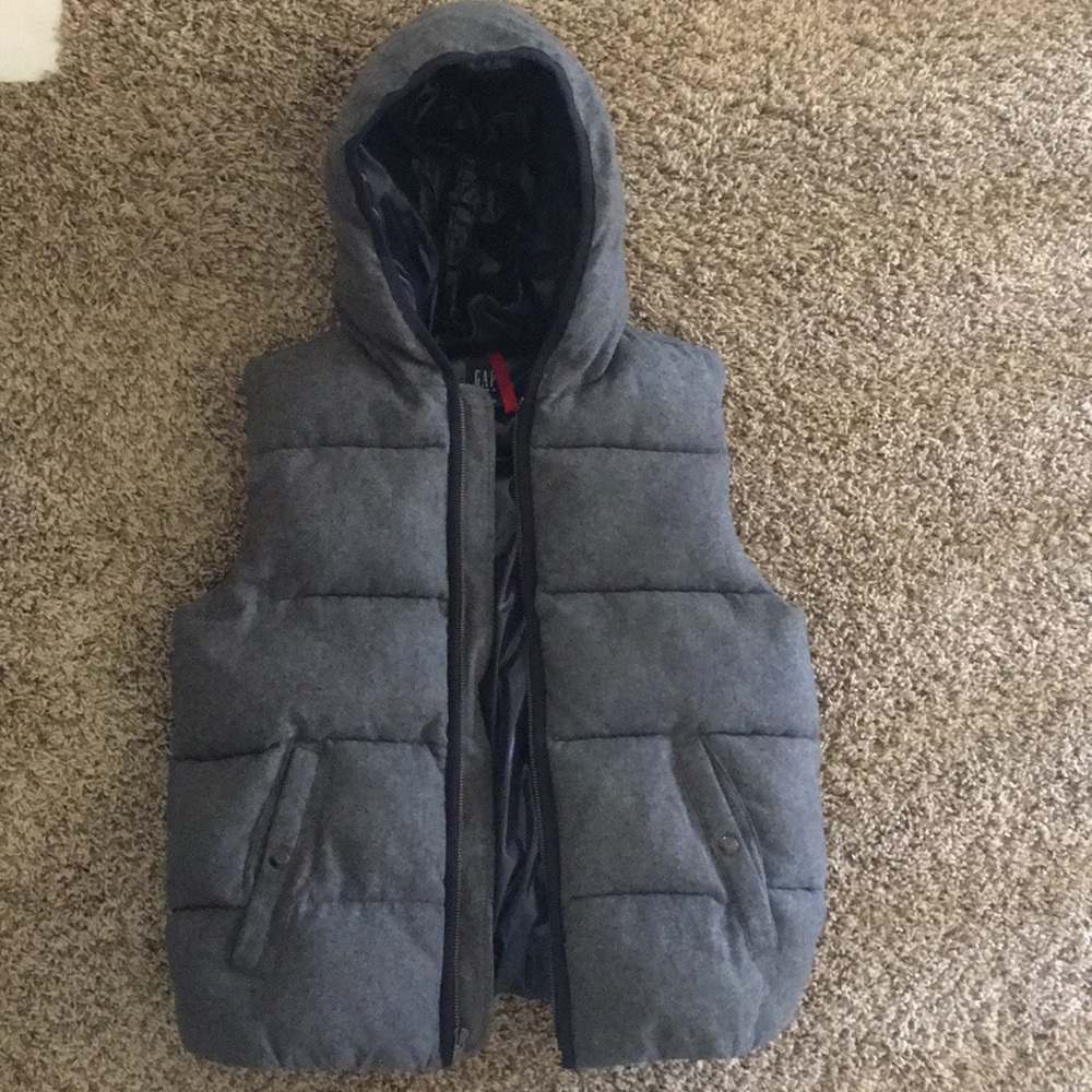 Gap wool quilted puffer vest